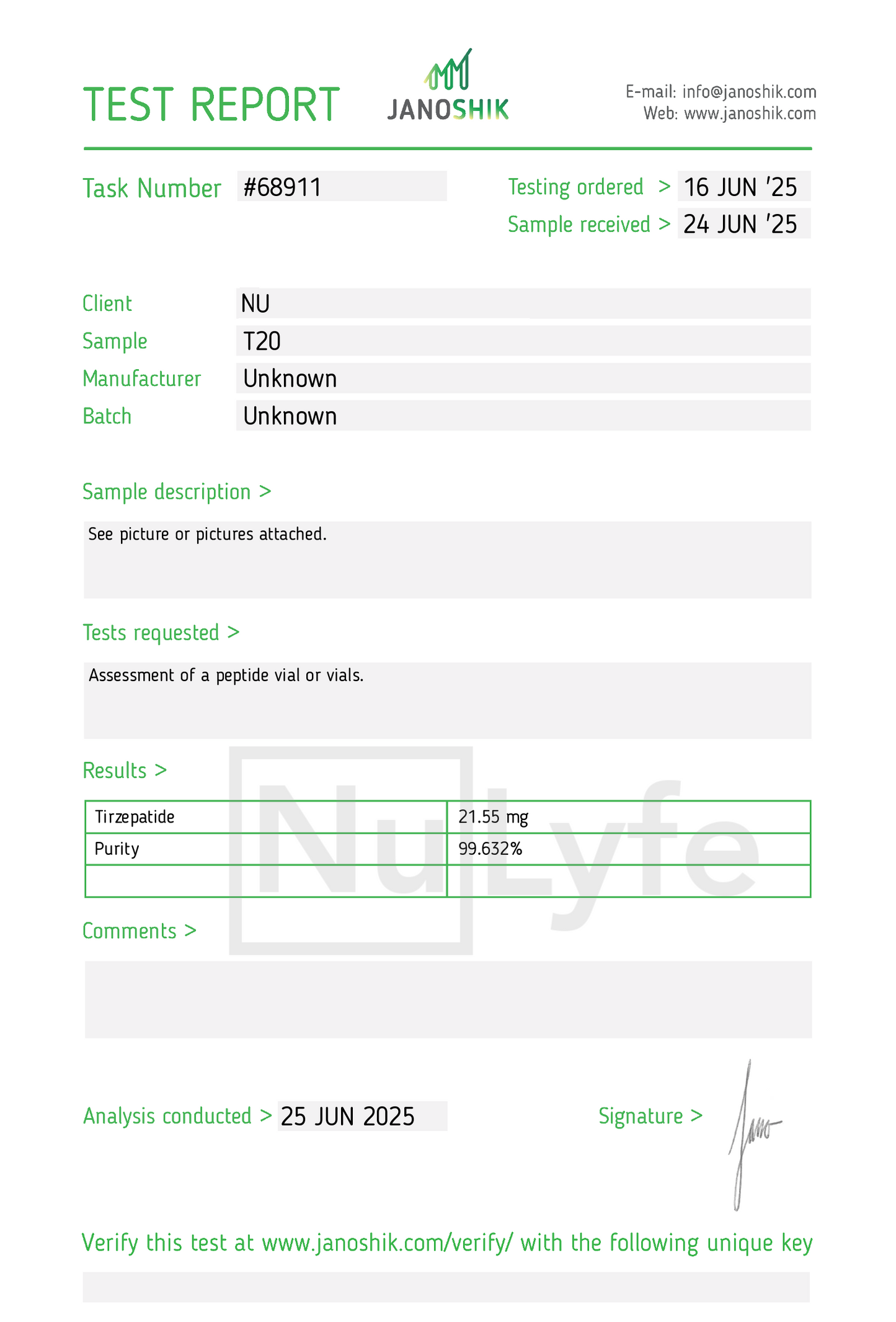 TZ 20mg (Dual GLP-1 & GIP Agonist)