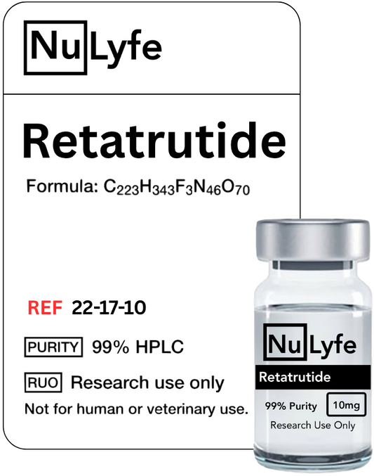 Reta 10mg (GLP-1, GIP, and GCGR receptors)